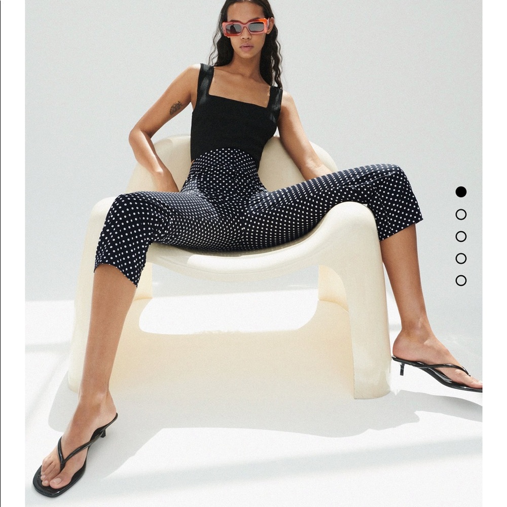 Zara polka dot trouser